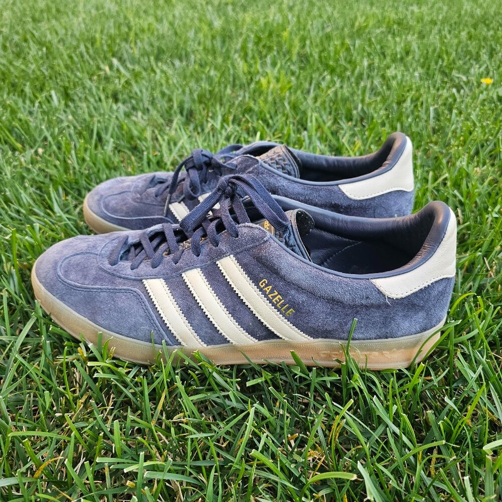 Adidas. Gazelle Indoor. Blue. Size 12